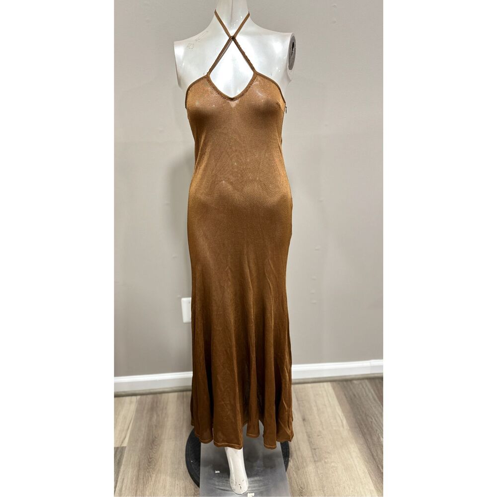 Tom Ford Brown Midi Dress - Picture 5 of 13
